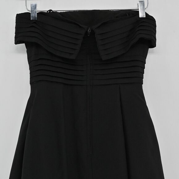 C/MEO COLLECTIVE Dress Womens Size S Black Visceral Strapless Midi Gown Solid‎ - Picture 6 of 12
